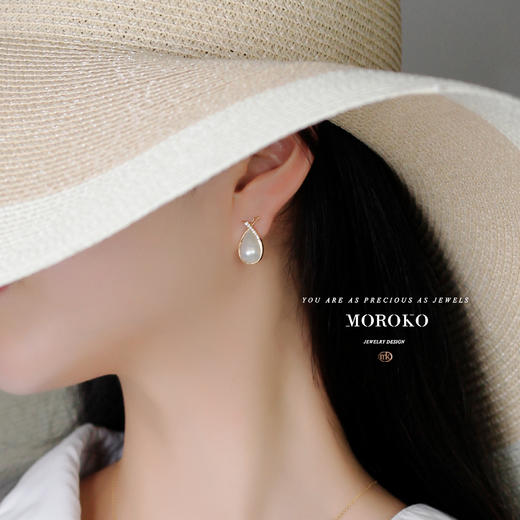 MOROKO×马贝珍珠丨领结「耳钉」/ Bandeau 商品图4