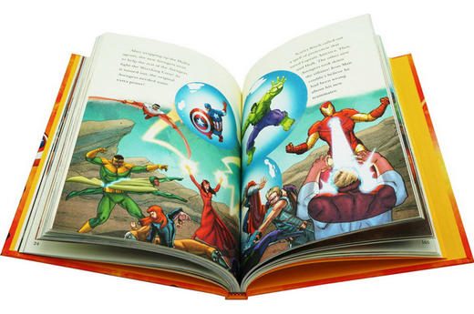 【中商原版】英文原版 5-Minute Avengers Stories 5分钟复仇者联盟故事集 12个故事合集 迪士尼 男孩 儿童故事书 漫威英雄 商品图2