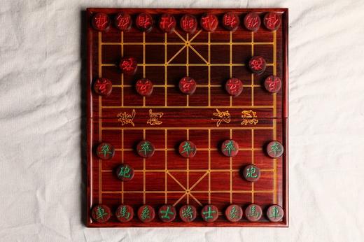 小叶紫檀（檀香紫檀）象棋（带紫檀棋盘）（包邮） 商品图2