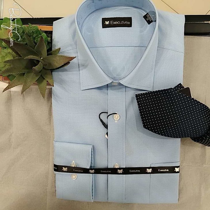 五楼蝶矢纯棉免烫衬衫商务系列ex18022吊牌价1680元新品推广折后价