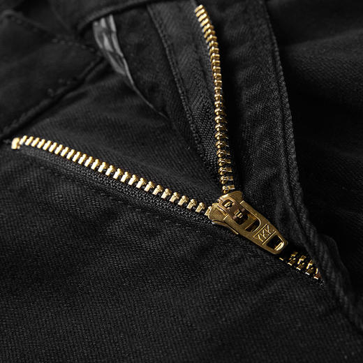 柒牌男装 牛仔裤新品破洞牛仔裤男修身小脚黑色牛仔长裤潮流百搭	113S88370 商品图3