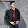 柒牌男装立领暗纹纯色夹克外套春款商务休闲夹克衫男士	113K20270 商品缩略图0
