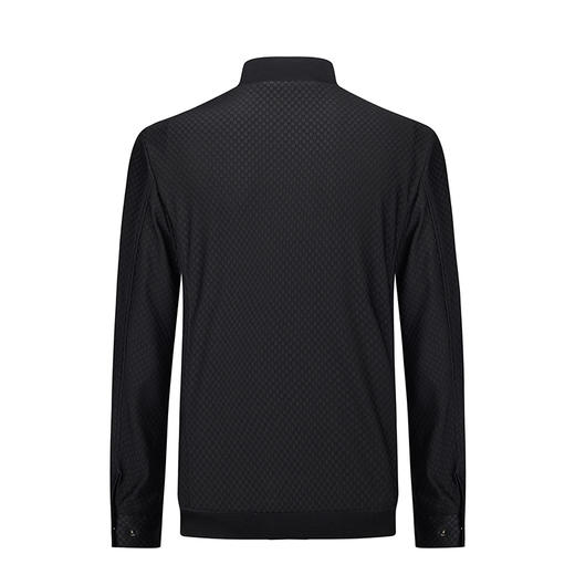 柒牌男装立领暗纹纯色夹克外套春款商务休闲夹克衫男士	113K20270 商品图3