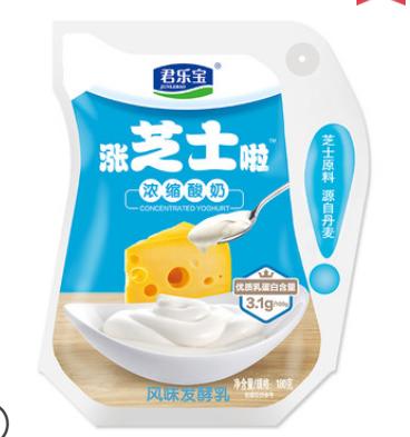 【百汇到家】君乐宝芝士浓缩酸奶风味发酵乳180g 商品图0