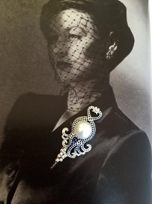 16mm南洋白珠高定胸针 商品图2