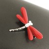 牛血色珊瑚蜻蜓款胸针吊坠两用款 商品缩略图0