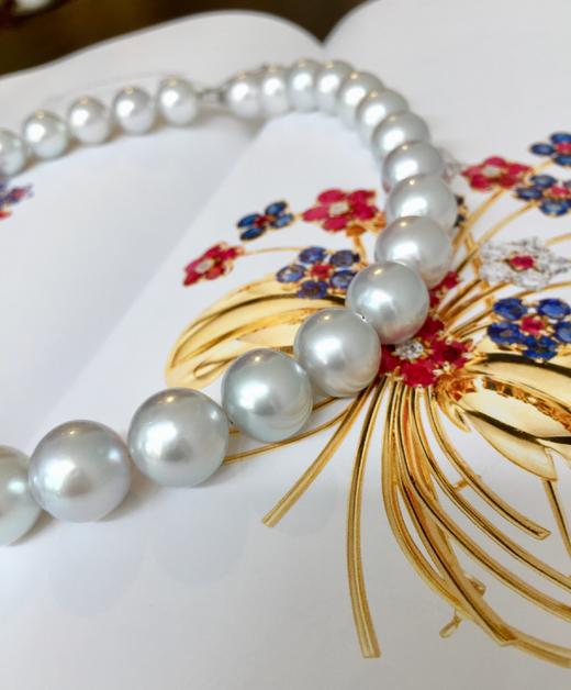 12-15mm南洋白珍珠整圈项 商品图4