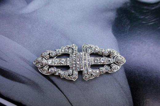 古董double clip双拼的胸针 商品图3