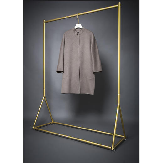 PURE by purée #0914 纯羊绒九分袖茧型大衣 商品图13