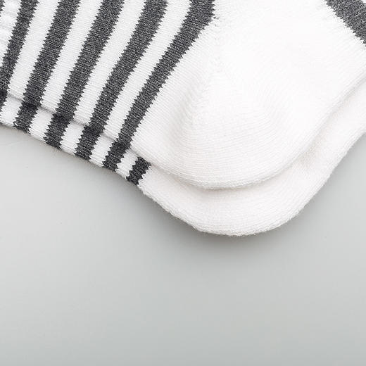 精梳棉条纹毛圈袜（3双） 商品图4
