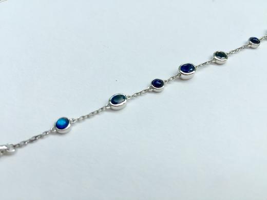 蓝宝石配蓝色月光石轻奢款手链 商品图2