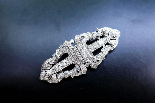 古董double clip双拼的胸针 商品图2