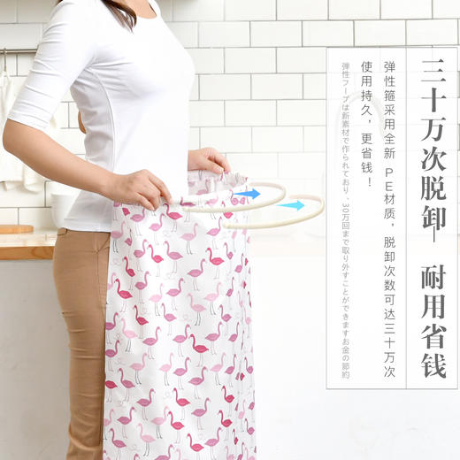 【1秒穿 、1秒脱、防水耐脏、免清洗、一擦就干净】日本浪漫の樱花网红围裙，让你爱上厨房、荣获日本2018民众生活大赏 商品图2