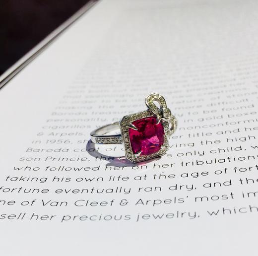 2.43克拉热粉蝴蝶结款尖晶石戒指 商品图2