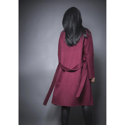 PURE by purée #0508 纯羊绒简约睡袍风大衣 商品图7