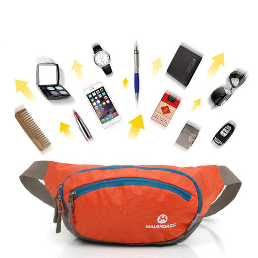 迈路士户外腰包男女跑步腰包骑行腰包运动斜挎包便携登山贴身腰包 商品图1