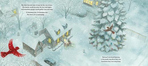 【中商原版】小红与路路 英文原版 Red and Lulu 3-8岁 亲子绘本 圣诞节绘本 商品图2