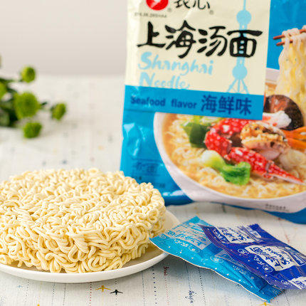 农心上海汤面海鲜面鸡肉面煮拉面泡面速食