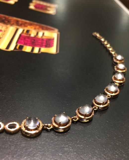 高冰白色翡翠钻石豪镶手链 商品图4