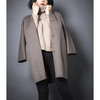 PURE by purée #0914 纯羊绒九分袖茧型大衣 商品缩略图6