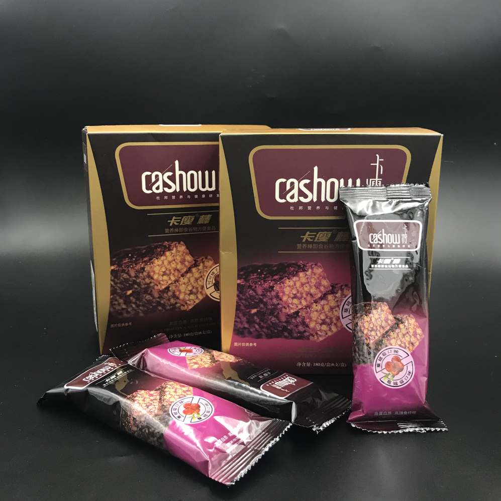 卡瘦棒即食棒180g盒6支盒即食谷物方便食品高蛋白高纤维原价298元