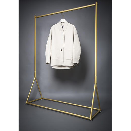 BLEND by purée #0315 羊毛绒混纺拼接设计oversize夹克 商品图5