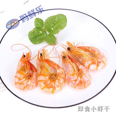 【即食小虾1袋装】活虾制成，4斤鲜虾只能做出1斤虾干，剥开虾头虾壳即可食用，虾肉结实耐嚼！ 商品图1