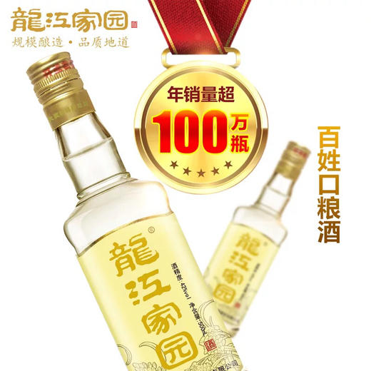 龙江家园酒42度白酒500ml×12瓶 整箱 商品图3
