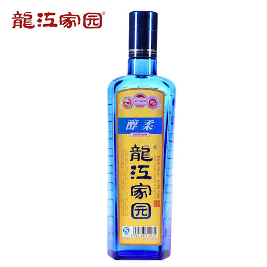 龙江家园酒42度醇柔浓香型白酒 整箱450ml×12蓝色大瓶 商品图2