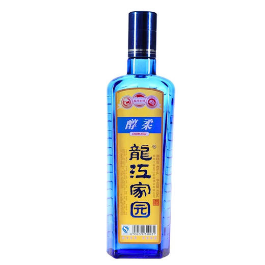 龙江家园酒42度醇柔浓香型白酒 整箱450ml×12蓝色大瓶 商品图3