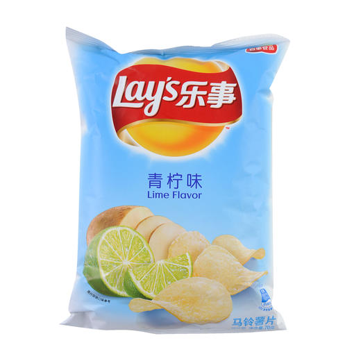 乐事青柠味薯片70g 商品图0