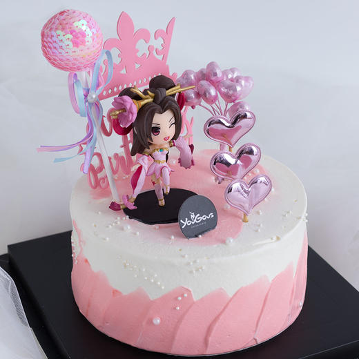 王者荣耀之貂蝉主题奶油造型蛋糕 可定制其他角色 提前3天预定 菓子西点