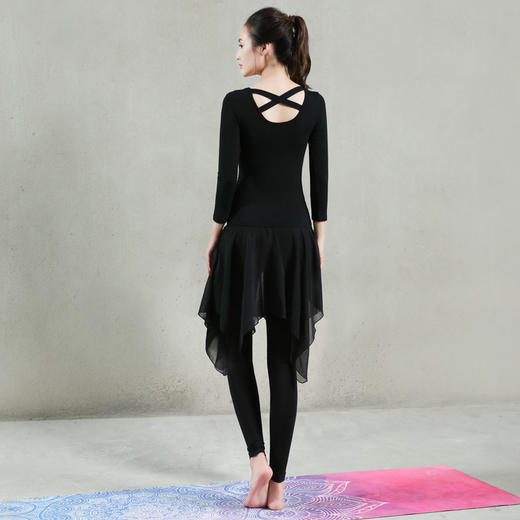 新款菩媞瑜伽服上衣交叉美背显瘦修身j1061 商品图9