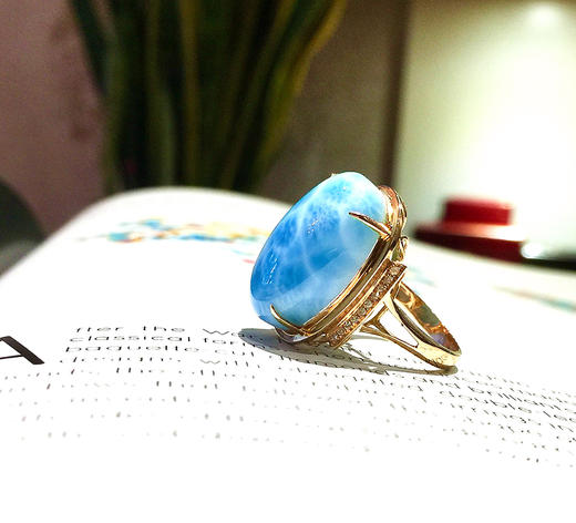 海纹石海洋戒指