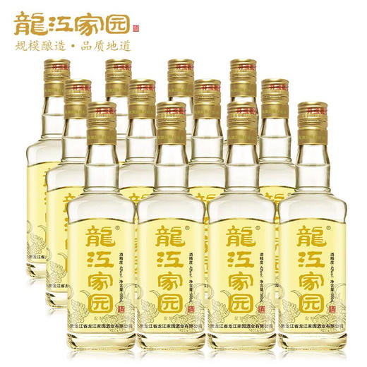 龙江家园酒42度白酒500ml×12瓶 整箱 商品图1