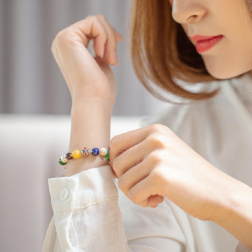 多宝手串‧平安吉祥 天然幸运宝石 多宝多福 守护健康 醍醐原创设计 商品图4