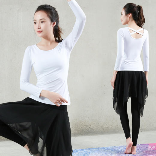 新款菩媞瑜伽服上衣交叉美背显瘦修身j1061 商品图2