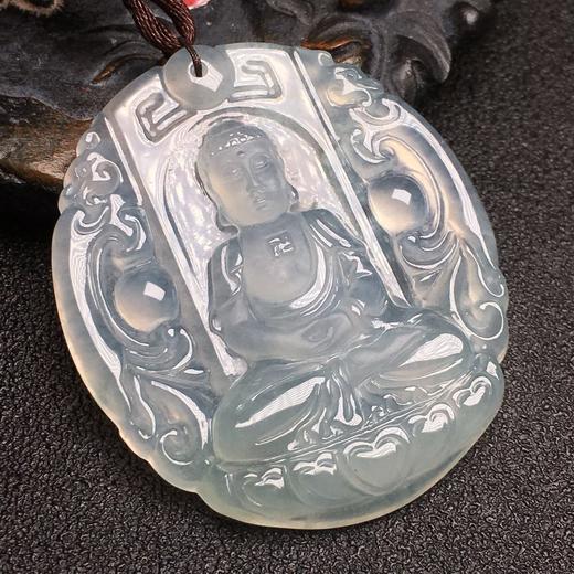61072翡翠冰种阿弥陀佛