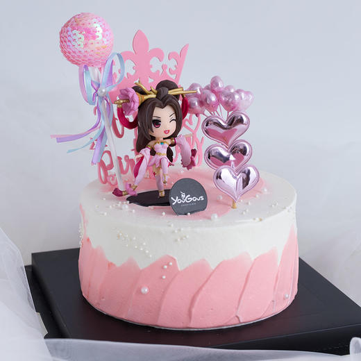 王者荣耀之貂蝉主题奶油造型蛋糕 可定制其他角色 提前3天预定 菓子西点