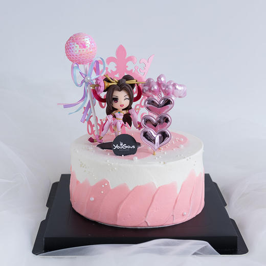 王者荣耀之貂蝉主题奶油造型蛋糕 可定制其他角色 提前3天预定 菓子西点