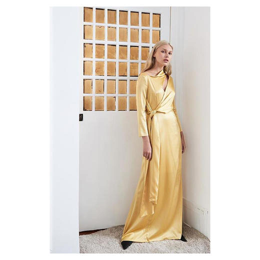 Viktoria Chan | AW18017 Rose Long Gown [真丝连衣裙] 商品图8