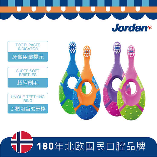 Jordan 婴童牙刷2支装 商品图3