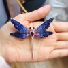 无边镶嵌蜻蜓胸针 商品缩略图0