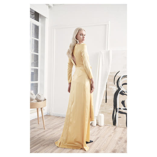 Viktoria Chan | AW18017 Rose Long Gown [真丝连衣裙] 商品图3