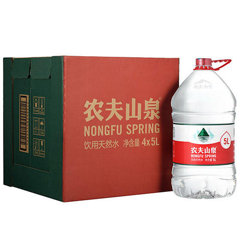 农夫山泉饮用天然水5L*4一箱 商品图0