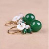 NC-18009 扶摇皇后杨幂同款绿玛瑙耳坠 商品缩略图1