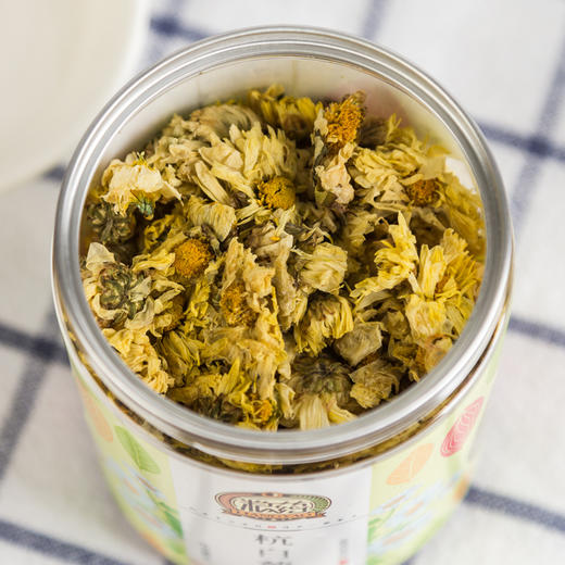 【粮药LY】 杭白菊 花草茶菊花茶 生态无污染优质杭白菊清凉消火（40g/罐） 商品图4