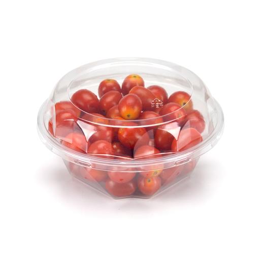 喇叭花一次性PET水果切盒蔬菜打包餐盒圆形沙拉碗甜品盒带盖50套 商品图6