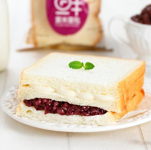 【食品酒水】*玛呖德紫米面包奶酪夹心切片休闲零食小吃1100g箱装办公室蒸蛋糕 商品图3