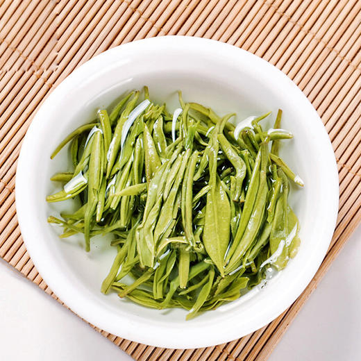 【2025绿茶】采花毛尖明前毛尖礼盒装 兰款配手提袋 48g*8 商品图4